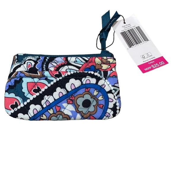 Vera Bradley Haymarket Paisley Jewel Coin Purse - Picture 1 of 6